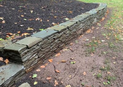Stone Retaining Wall Project
