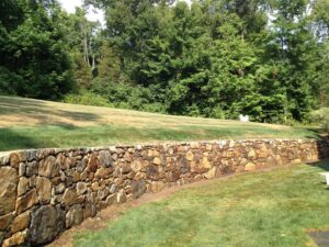 Stone Wall Project Retaining Wall Contractor in Wallingford, CT