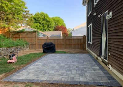 Paver Patio Project in Naugatuck, CT