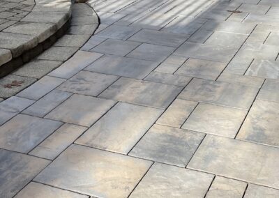 Paver Patio with Firepit Installation Project in Watertown, CT