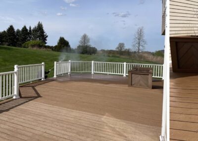 Deck Power Washing Project