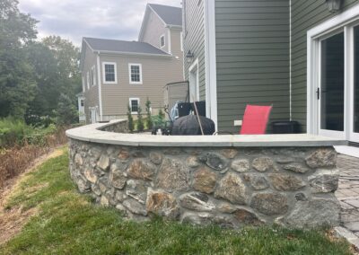Stone Retaining Wall Builders in Connecticut by Arnold's Masonry and Construction