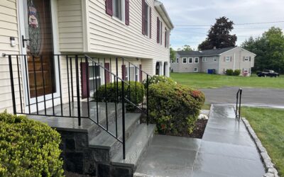 Concrete Step Repair & Wrought Iron Railings in Waterbury CT | Free Estimates